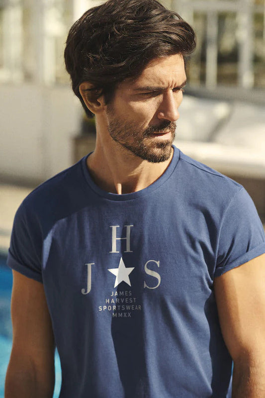 American U Men's Crew Neck Tee - James Harvest New Zealand